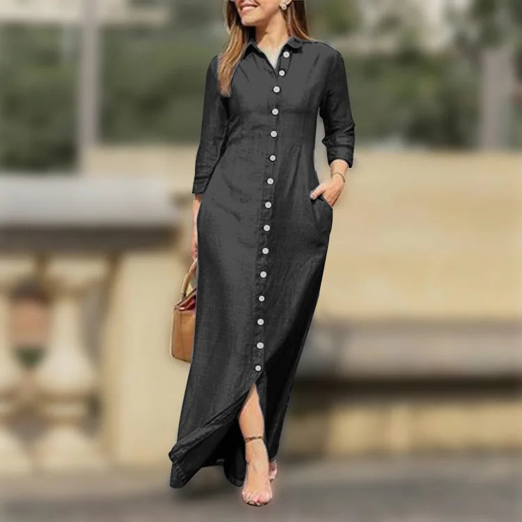 Gaia Button Dress