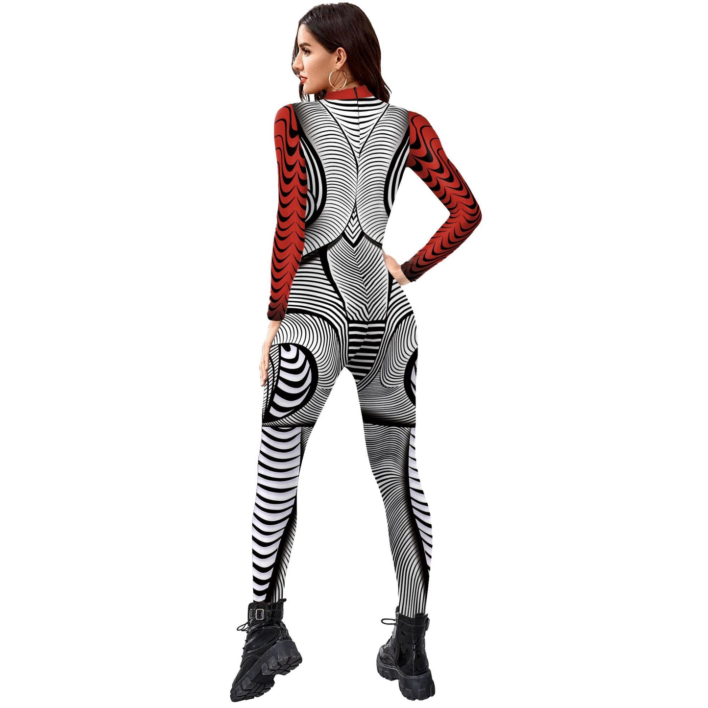 Women One Piece Catsuit Costume Halloween