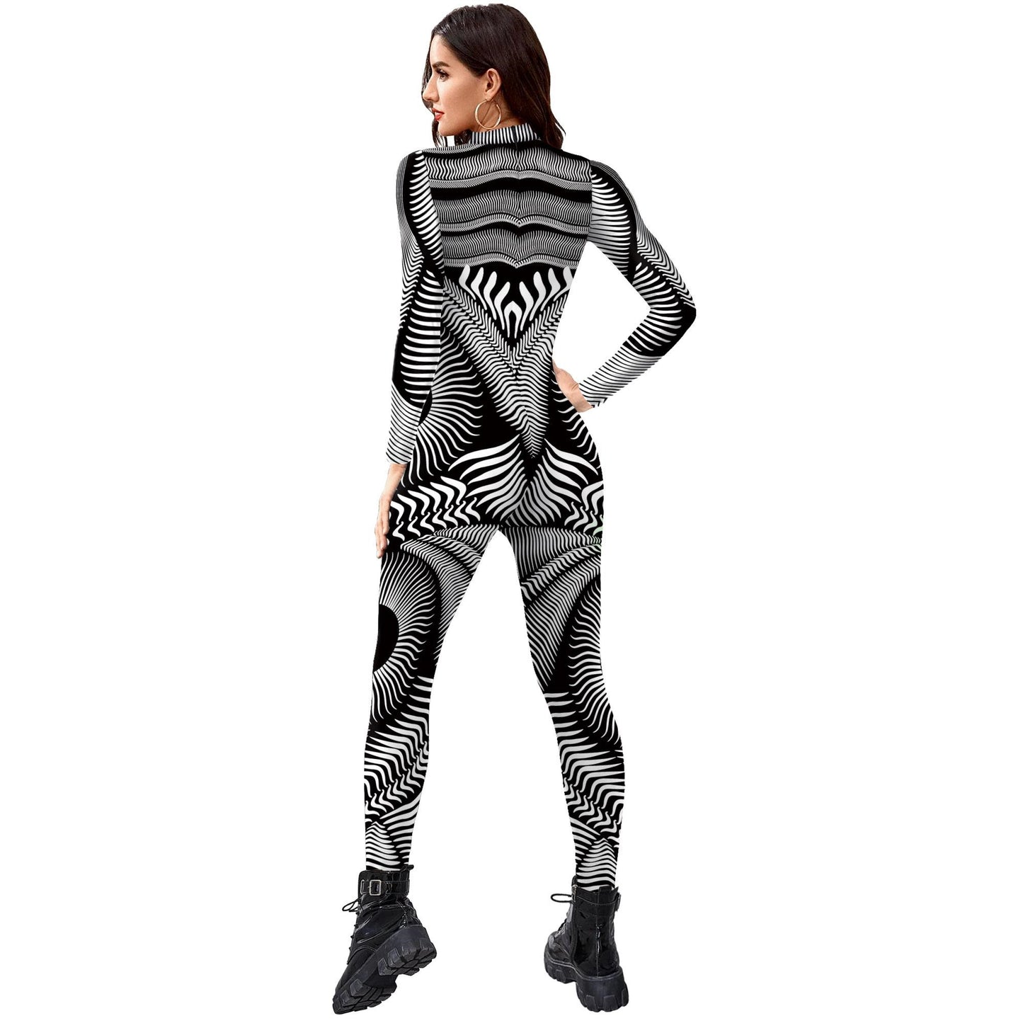Women One Piece Catsuit Costume Halloween