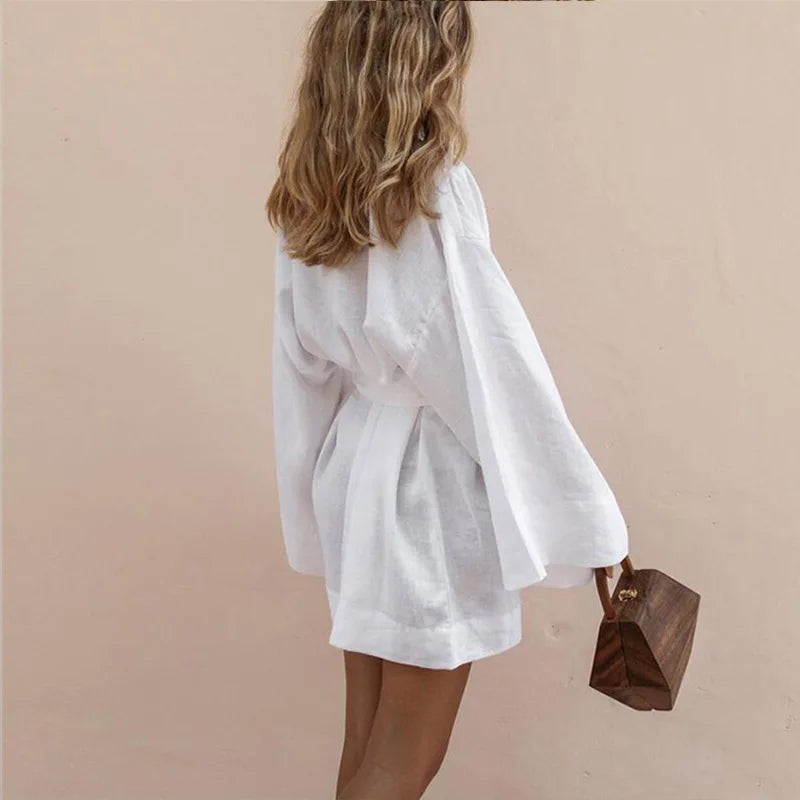 Kimono Shirt Dress