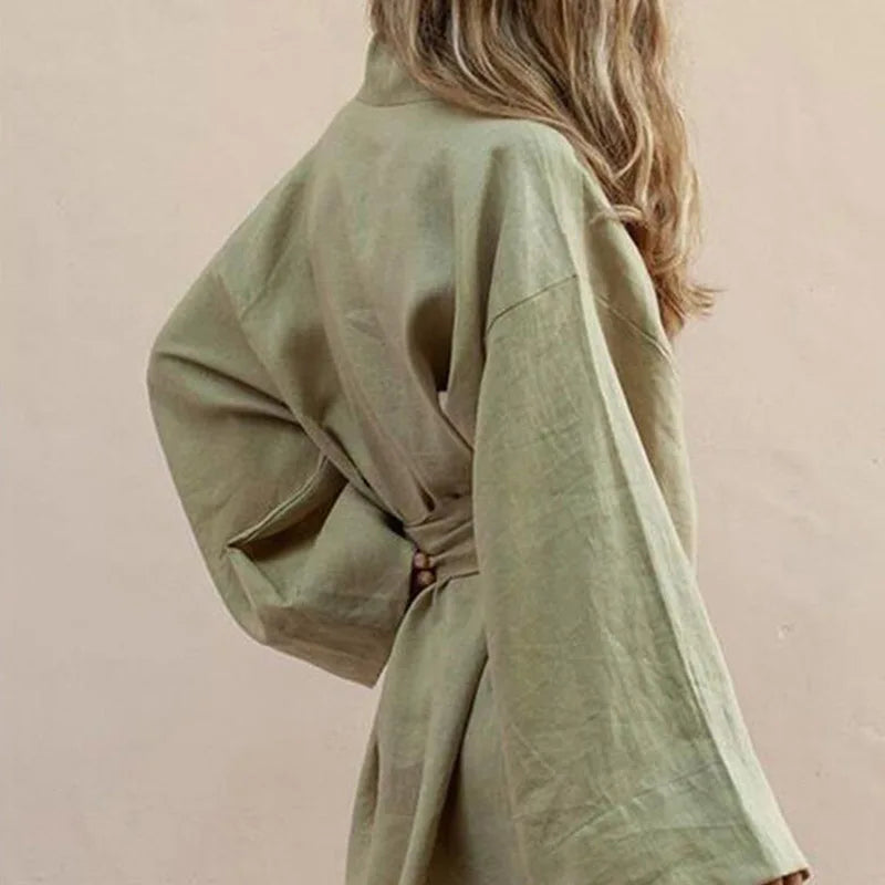 Kimono Shirt Dress