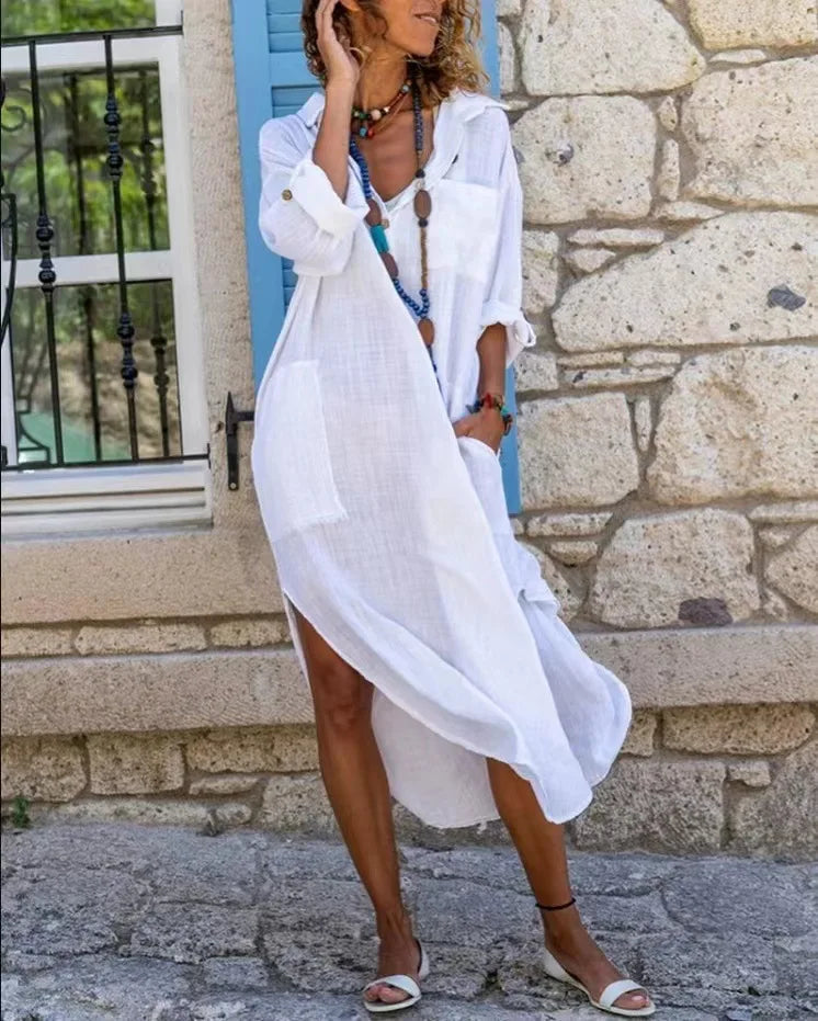 White Shirt Dress