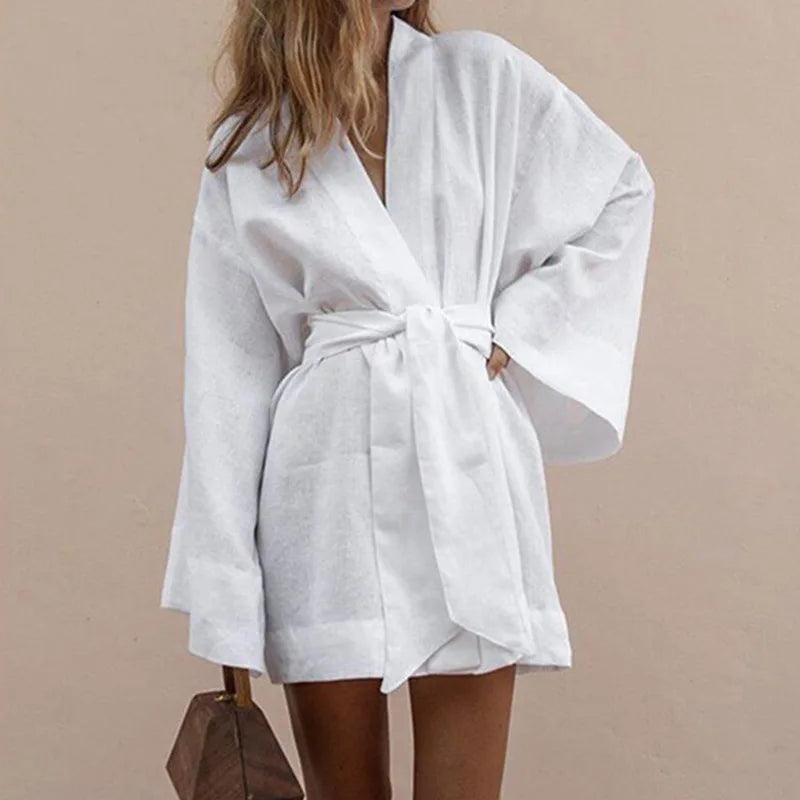 Kimono Shirt Dress